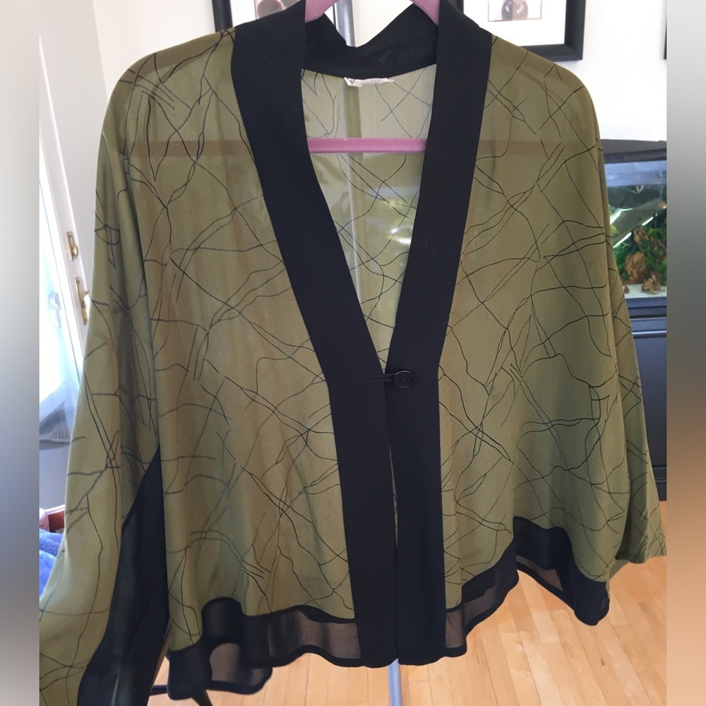 Sheer silky shawl cover